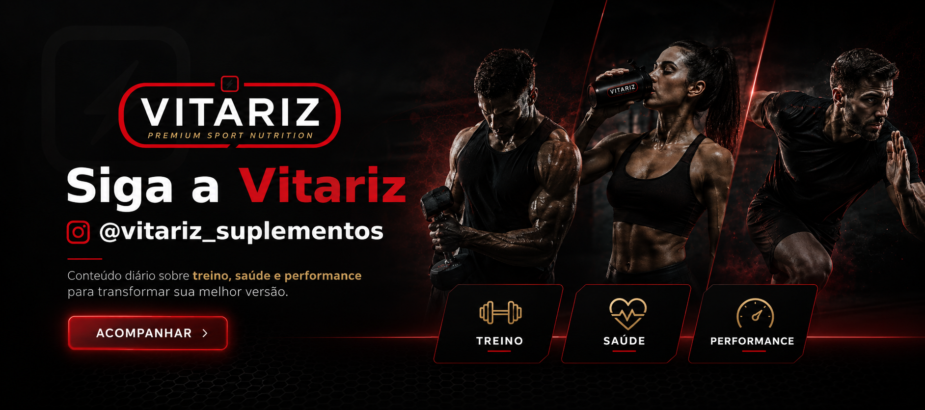 Instagram Vitariz Suplementos
